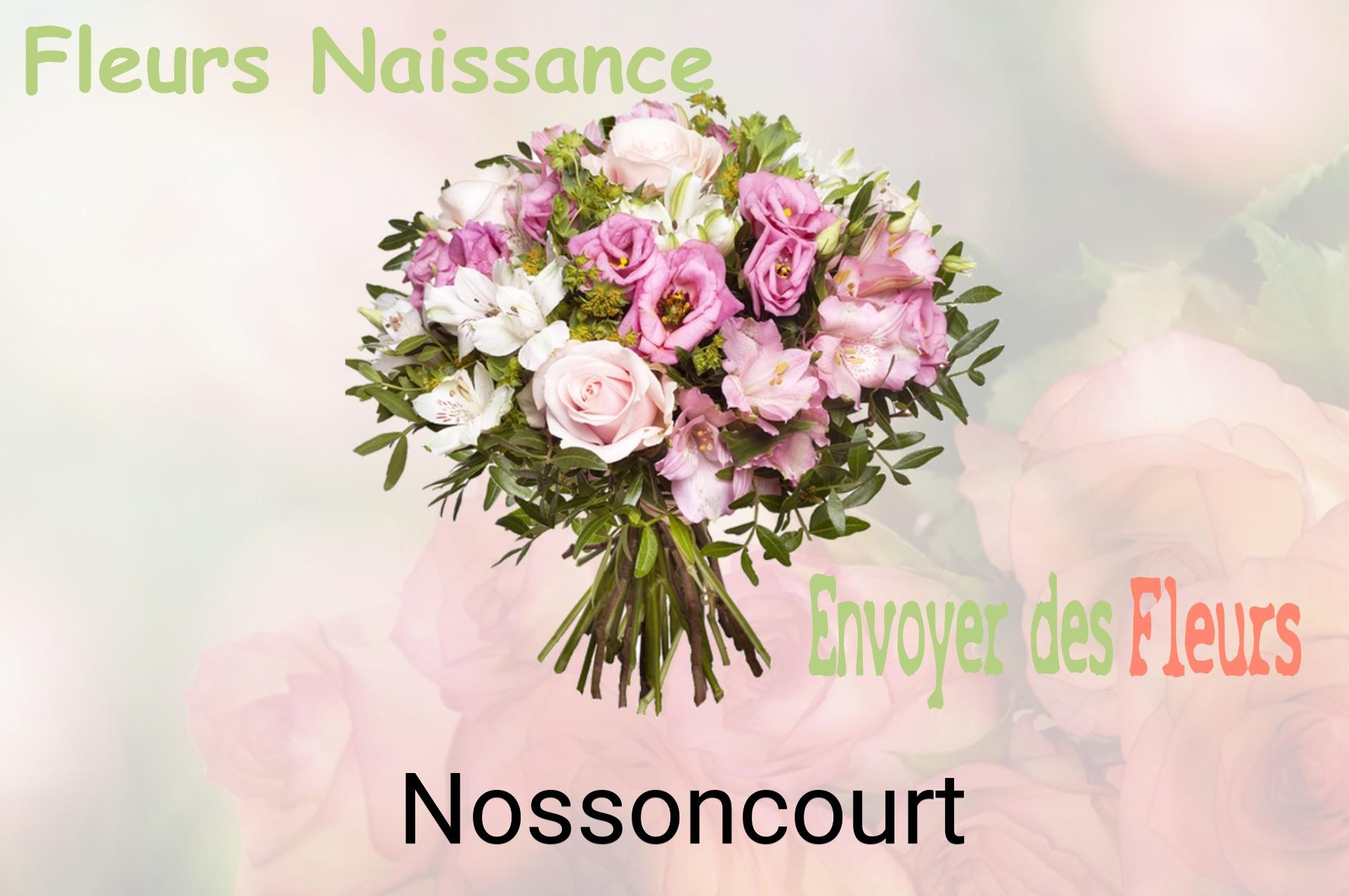 Bouquet de fleurs de naissance livré à Nossoncourt